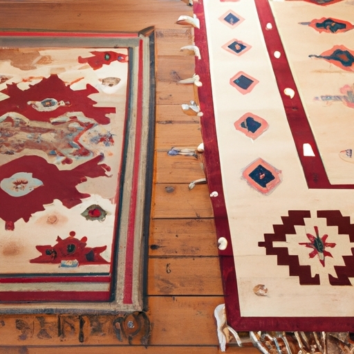 Frontier town-inspired rugs